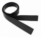 Elasticated rubber Rand / knurled pattern / - colour black
