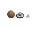Button for Jeans 17 SMOTH - old brass / stainless steel /