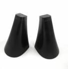 Heels Plastic Black JMC 7011/2/C