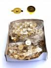 Magnetic fasteners 18mm - colour gold / package 100pcs /