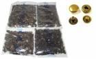 Snap fasteners 15 ALFA / OLD BRASS /  package 720 pieces