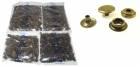 Snap fasteners 15 MKR / OLD BRASS /  package 720 pieces