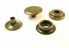 Snap fasteners 15 MKR / OLD BRASS /  package 20 pieces