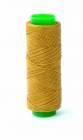 Polyester waxed thread for hand sewing CLASSIC 1mm - colour dark beige / 100 mt./