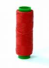 Polyester waxed thread for hand sewing CLASSIC 1mm - colour red / 100 mt./