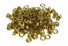 Eyelets with base 6  / colour gold / - packaging 1000 pieces