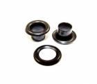 Eyelets with base 6  / colour black / - packaging 100 pieces