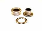 Eyelets with base 6  / colour nickel / - packaging 100 pieces