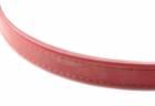 Synthetic strap for bags 15mm - colour crimson