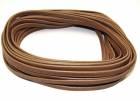 Synthetic straps for shoe 8mm - colour brown ( hole of scroll 10mt )