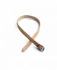 Suede shoe strap 7mm with buckle - colour beige