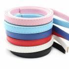 Synthetic straps for shoe 6mm - colour white