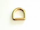 D-rings flat cast 15/13mm/ - colour gold