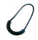 Zip puller synthetic - colour black