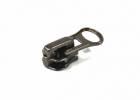 Slider T8 to metal zip fasteners - colour dark nickel
