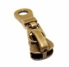 Slider T5 to pressure die casted zipper - colour old brass