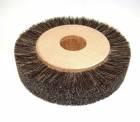 Brush with bristles on wooden bearing size 4 - fi150 X 35mm fi32