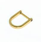 handle, twisted shackle / 6051/-20mm-colour gold