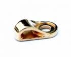 Shoe handle - gold - packaging 20 pieces
