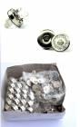 Magnetic fasteners 14mm - colour nickel / package100pcs. /