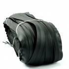 Nylon spiral zip fasteners WATERPROOF T7 in metres - colour black