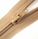 Nylon spiral zip fasteners T7 / 18cm - colour beige