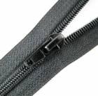 Nylon spiral zip fasteners T7 / 50cm - colour black