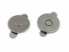 Magnetic fasteners 18mm / thin 2mm /- colour nickel