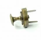 Magnetic fasteners 18mm / single rivet/ - colour old brass