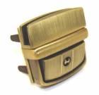 Briefcase locks 45X42 model ZT511-8482 colour old brass